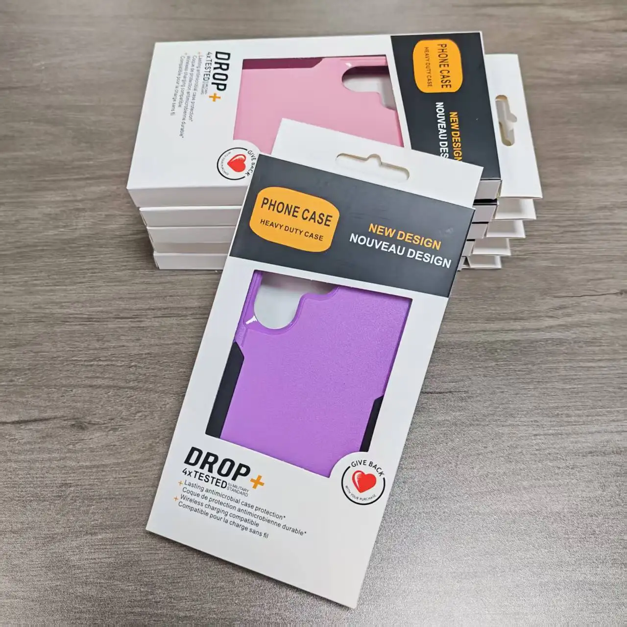 Premium Symmetry Series Protective Armor Cover with Wireless Charging Compatibility