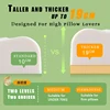 19cm Higher and Thicker pure Latex Pillow For Cervical spine Support sleeping  memory foam pillow  special adult natural rubber 3