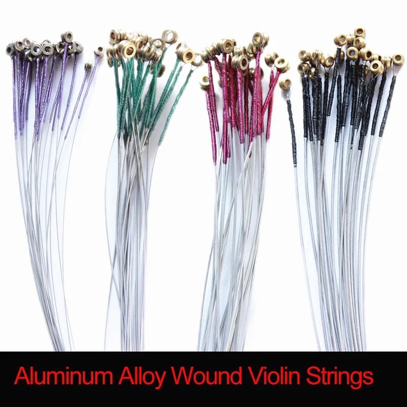 20 Pcs Violin E A Strings 3/4 4/4 Violin Strings E A Aluminum Alloy Wound