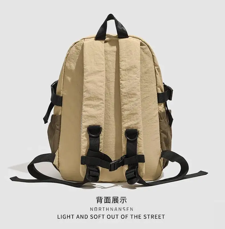2025, neue leichte Schulter-Schüler-Schultasche, große Kapazität, lässige Sporttaschen, Outdoor-Freizeit-Sport-Rucksack – Detail 7