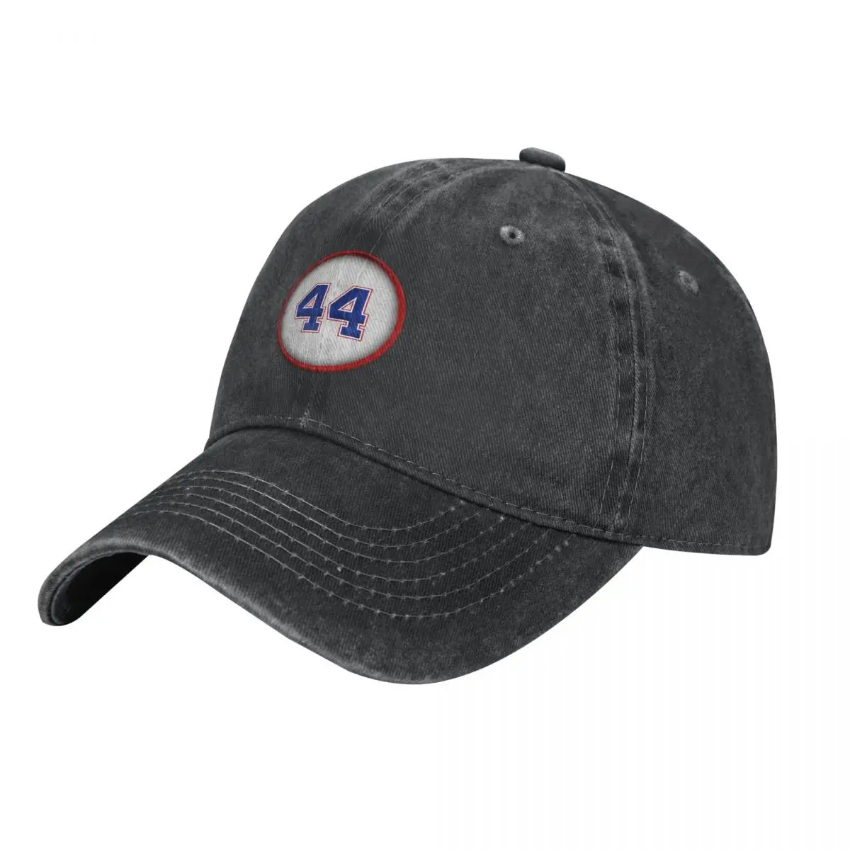 

44 - Hammerin Hank (1974) Cowboy Hat black Designer Hat Snapback Cap Military Cap Man Women's Golf Wear Men's