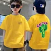 2024 Rapper Cactus Jack Graphic Cotton T Shirt Kid Boy Girls Hip Hop Tee Fashion Short Sleeve Shirt Summer Oversized Cotton Tops 4