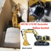 1/14 Hydraulic RC Excavator Metal Model 6015B Complete Oversize Heavy Machine Brushless Motor Radio Cars Adults Toys TH20437 1