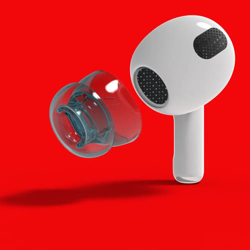 Enhanced Anti-Slip Silicone Ear Tip Covers for Noise Cancelling Earbuds