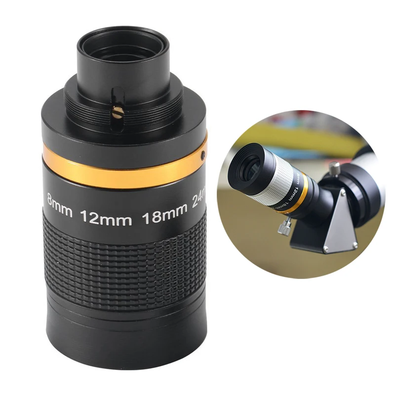 Astronomical Telescope Accessories 8 24mm All Metal Continuous Zoom