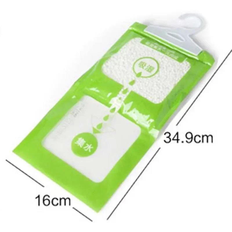 Eco-Friendly Hanging Wardrobe Dehumidifier Bag, Moisture Absorbing, Moldproof Protection