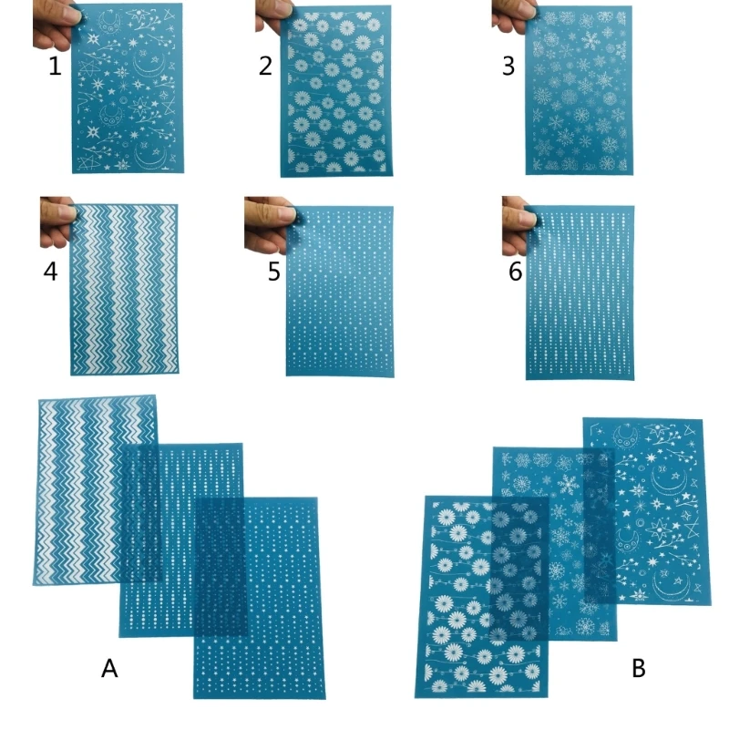 A0na Silkscreenstencils Diy Meshscreen Printing For Jewelry Embossing