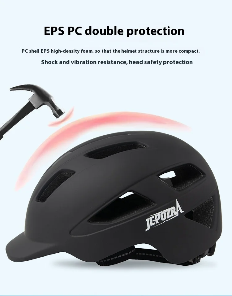 Description Picture 5 of itemNew Cycling Helmet In-Mold Mountain Road USB Rechargeable Tail light Bicycle Bike Helmet Sports Safe Hat MTB Cycling Helmet