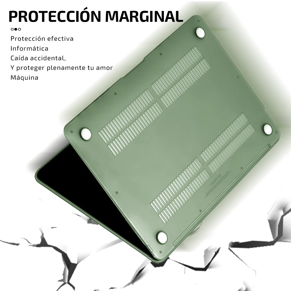 Funda de portátil para Macbook Air 13 A2337 2020 A2338 M1 Chip Pro 13 2022 M2 Air 13,6 M2 para Macbook Pro 14 funda M4 2023 M3 Pro 16 - Imagen 4