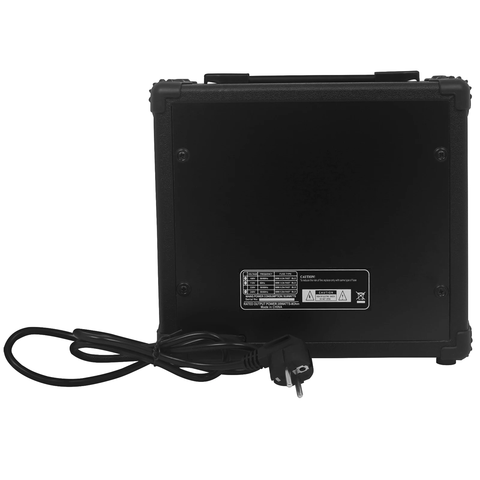 HK&middot;LADE GA-20W Guitar Amplifier 4 Tuning AMP Speaker Suitable for Acoustic/Classical/Electric Guitar 3 Band Equalization Control