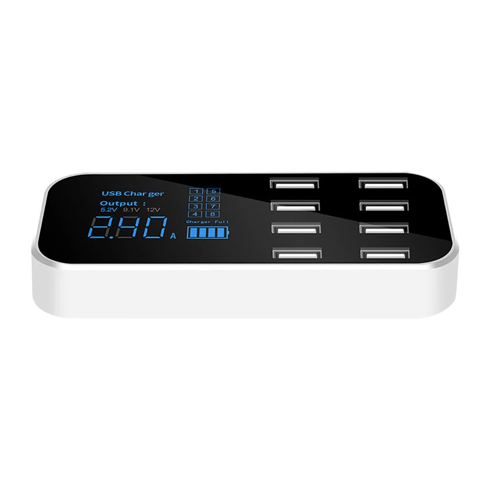 

Автомобильное зарядное устройство с 8 USB-портами, 40 Вт, 12 В