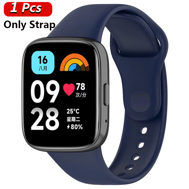 Silicone Strap and Protective Case for Sport Watch Accessories