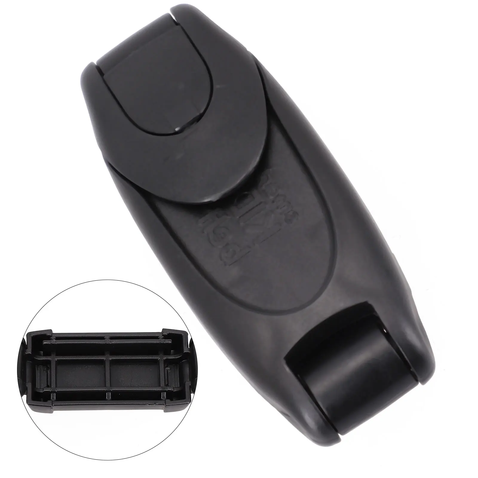 

Car Seats Parts Belt Buckle Clips Universal Soft 1Pc/2Pcs 8.8*3.5cm Auto Parts Black Car Accessories Comfortable