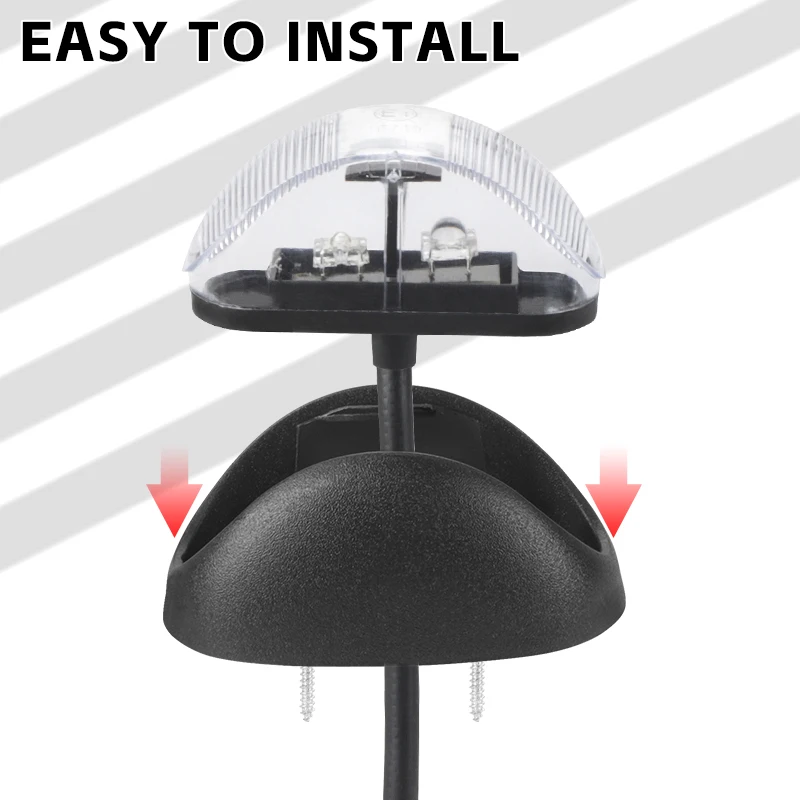 Ʈ ƮϷ LED  ̵ Ŀ Ʈ,  ڹ Ŭ , RV Ʈ   Ʈ E4 ũ ܺ ȣ, 12V, 24V