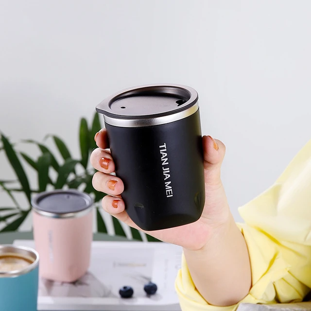 Hot Fashion 380ml Stainless Steel Coffee Mugs Insulated Water Bottle  Tumbler Thermos Cup Vacuum Flask Premium Travel Coffee Mug - AliExpress
