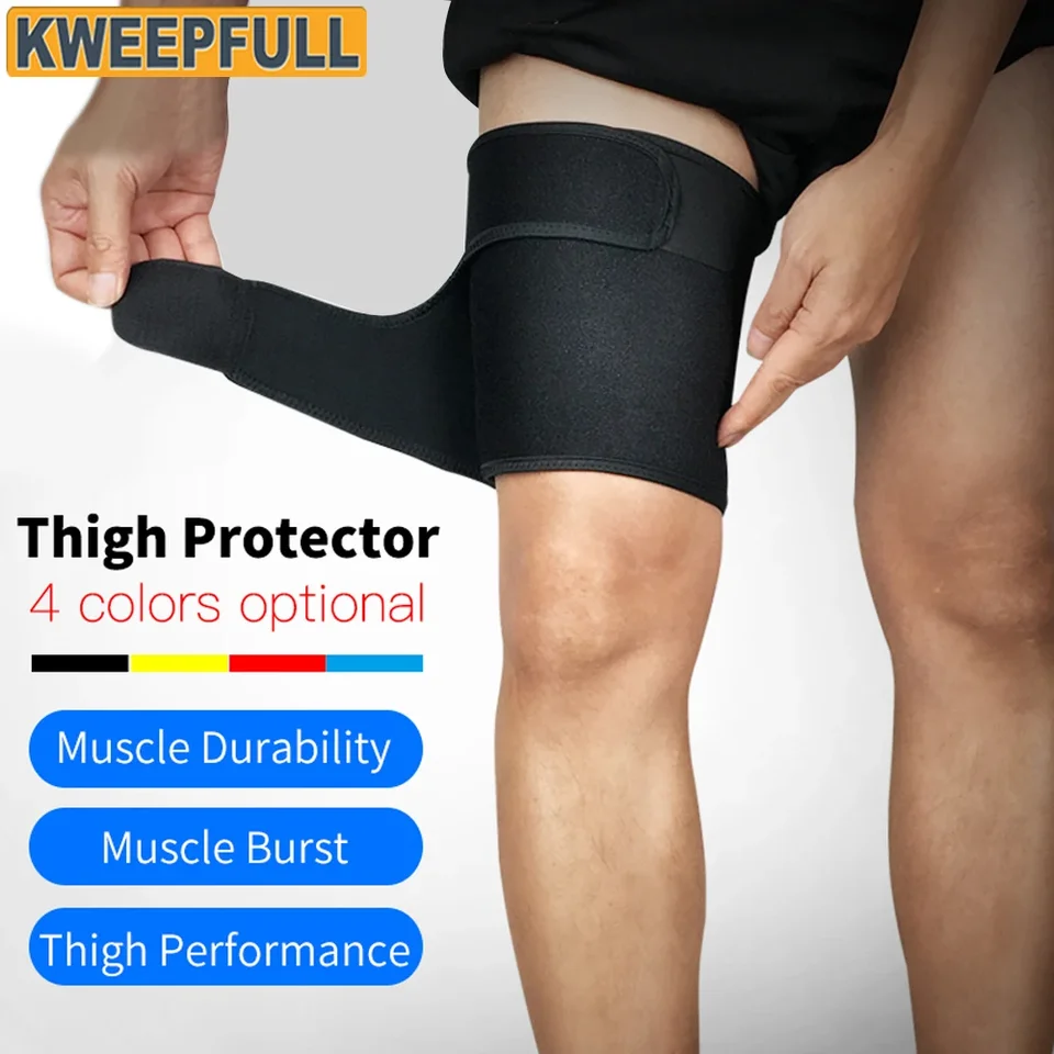 Fascia Di Compressione 3 In 1 Per Anca, Inguine E Coscia - Supporto Regolabile Per Sciatica, Quadricipiti E Hamstring, Uomo/Donna (Nero, XL)