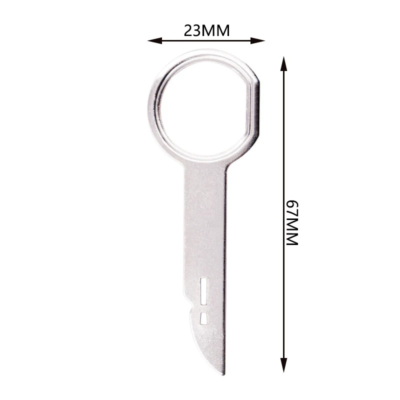 Kit 4 Chiavi Universali Per Rimozione Autoradio - Forma A U E V, In Acciaio Inox, Per Smontaggio Stereo Auto