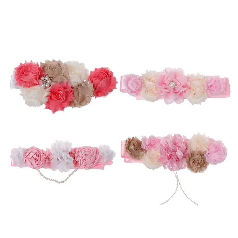 

Maternity Sash for Photo Floral Maternity Photography Props Waistband