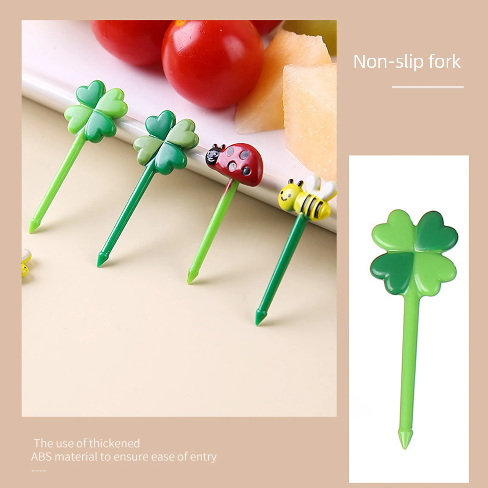 12Pcs Kids Fruit Picks Needle Stick Toothpicks Mini Creative Fruit Cake Dessert Food Forks Lunch Box Decor Bento Accessories fruit fork food toothpicks food picks