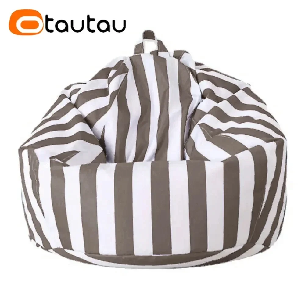 OTAUTAU Filled Outdoor Bean Bag Pouf With Filler Waterproof Puff Salon Beach Garden Beanbag Chair Corner Seat Puf Sac DD046 bean bag chair