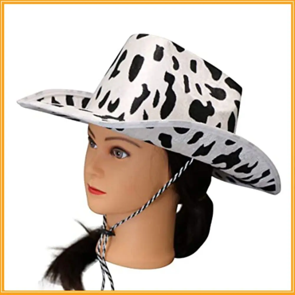 Mode Frauen Cosplay Cowboy Zubehör Kostüm Party Cowgirl Hut Pailletten Cowgirl Hüte Bachelorette Party Hut Cowboy Hut – Detail 4