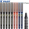 6pcs Japan PILOT Gel Pen BX-V7 Straight Liquid Syringe Pen for Student Exams 0.7mm Water Based Signature Stationery Supplies 1