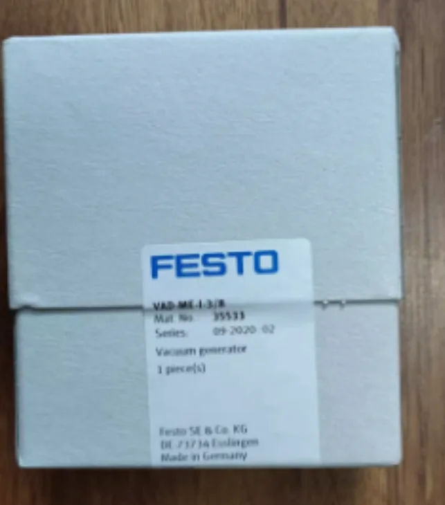 

Новый оригинальный вакуумный генератор FESTO VAD-ME-I-3/8 35533