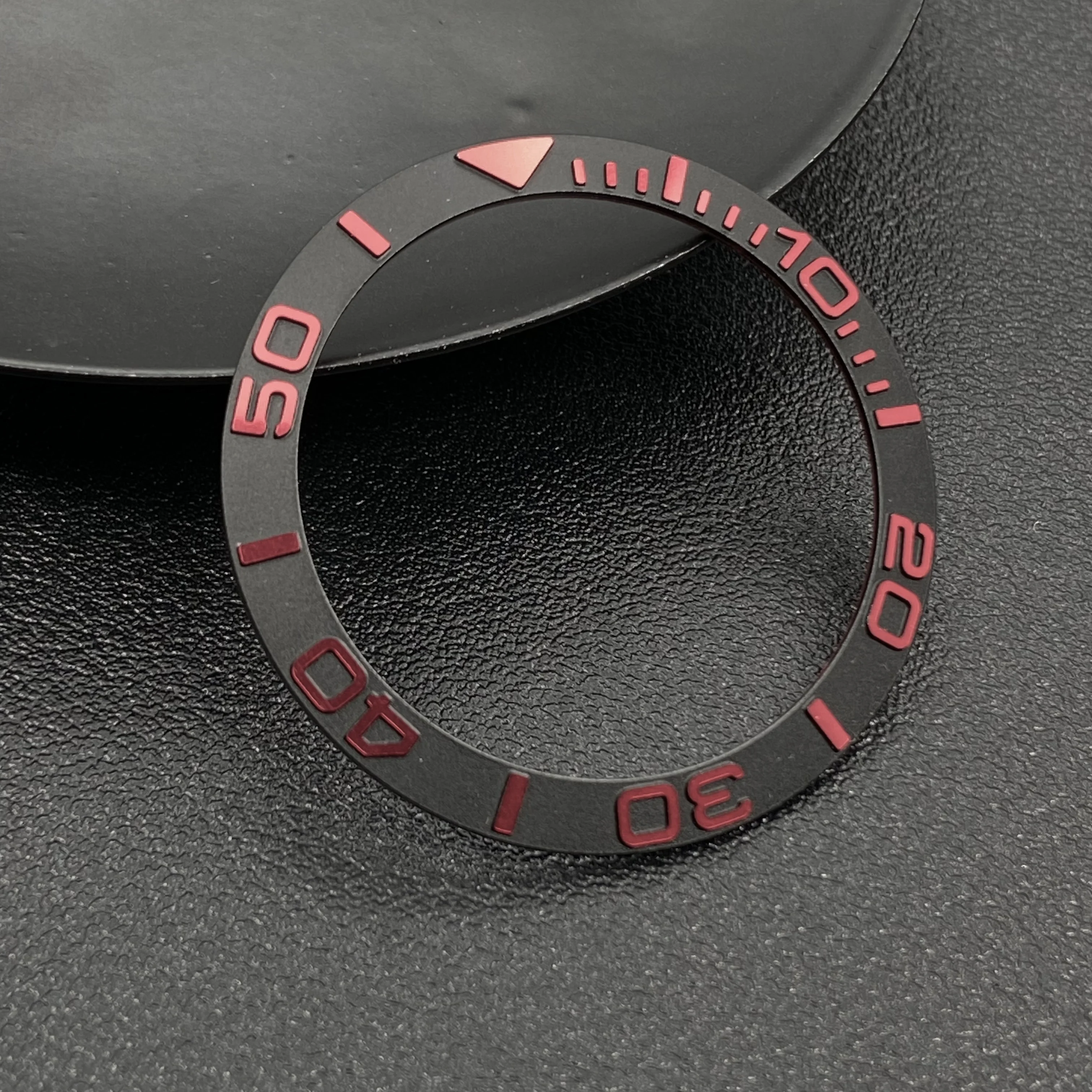 Ceramic & Aluminum Bezel GMT Diving Watch Insert for 40mm Watch Case Replacement