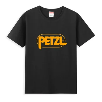 2024 Men T Shirt Casual PETZL Climbing Logo T-shirt Graphic Oversized Sports Breathable Comfortable Streetwear S-3XL Cool Tee