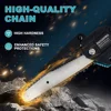 6inch Mini Cordless Electric Chain Saw Wood Cutter Garden Tree Logging Saw Fit For Makita 18V Battery Power Tool (No Battery) 6