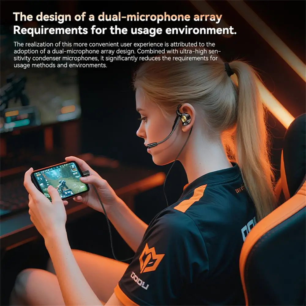 Enhanced HiFi Stereo E-sports Gaming Headset with 360° Surround Sound and Microphone