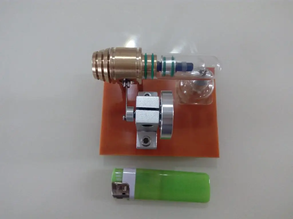 

Stirling Engine Model Free Piston Power Engine Miniature Science Interest Toy Birthday Gift