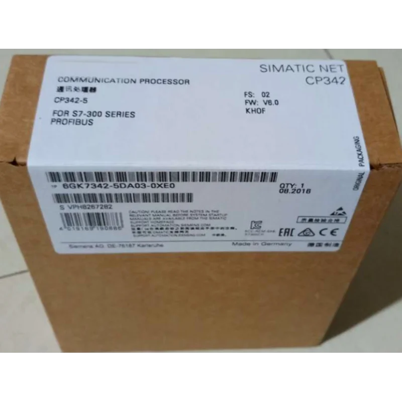 

1 шт. Новый в коробке оригинальный ПЛК 6GK7 342-5DA03-0XE0 6GK7342-5DA03-0XE0