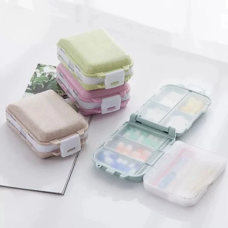 8 Grids Weekly Pill Box Medicine Organizer Tablet Storage Box Travel Pill Case Drug Dispenser Container Health Care Portable