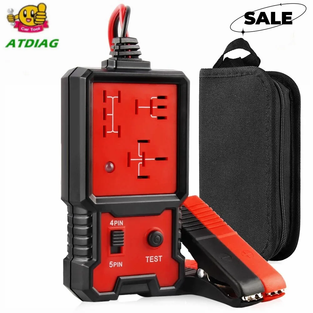 Car Relay Tester 12V Electronic Universal Auto Battery Checker Alternator Analyzer Diagnostic Tool