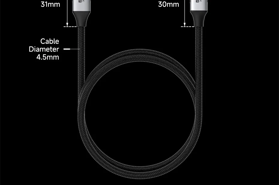 Hagibis USB-C Extension Cable 20Gbps 240W 4K