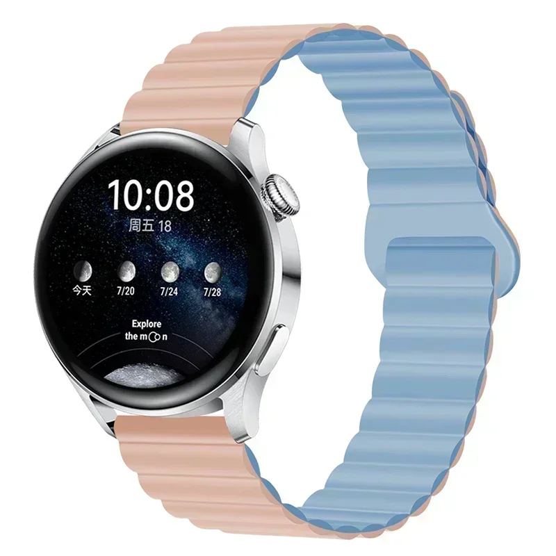 Magnetic Loop Silicone Watchband Strap