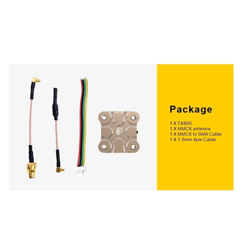 20X20 мм SpeedyBee TX800 5,8G 48-канальный PitMode 25 МВт 200 МВт 400 МВт 800 МВт Регулируемый видеопередатчик Tramp FPV VTX для гоночного дрона