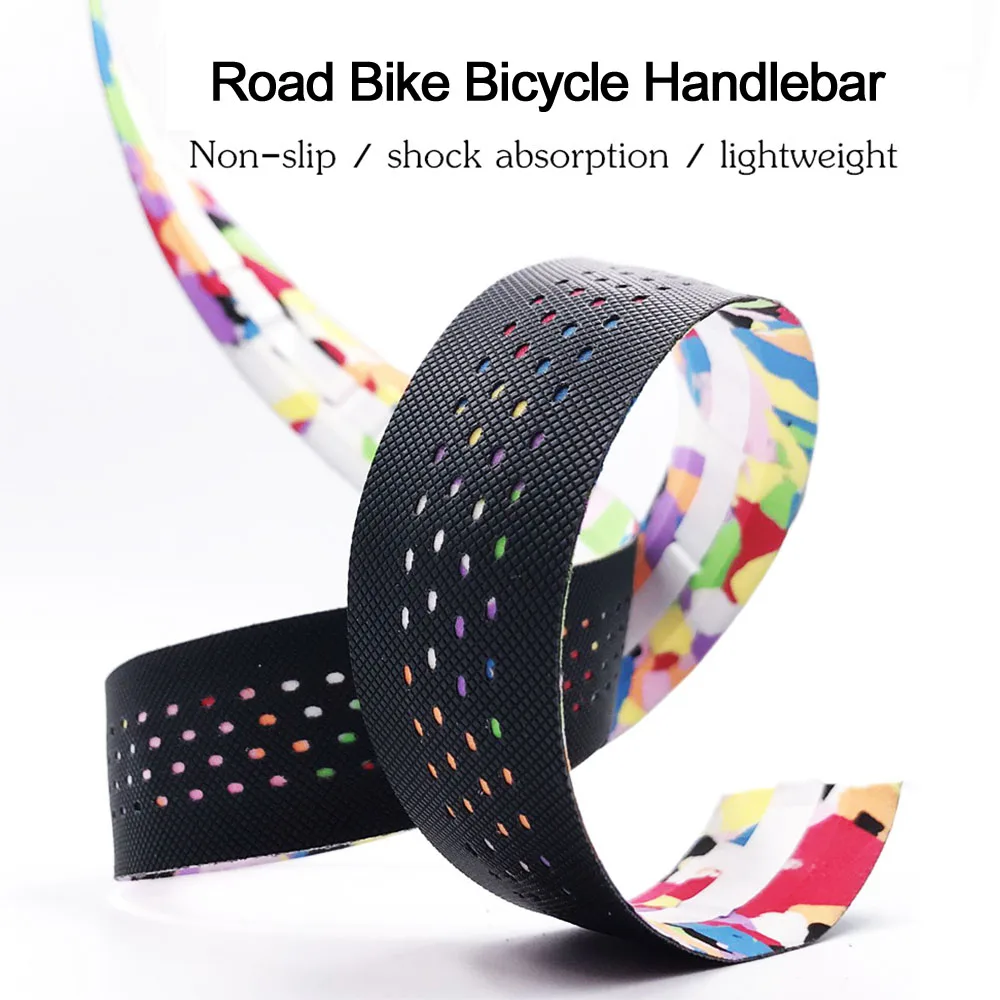 Soft Road Bike Bicycle Handlebar Cork EVA PU Bar Tape Professional