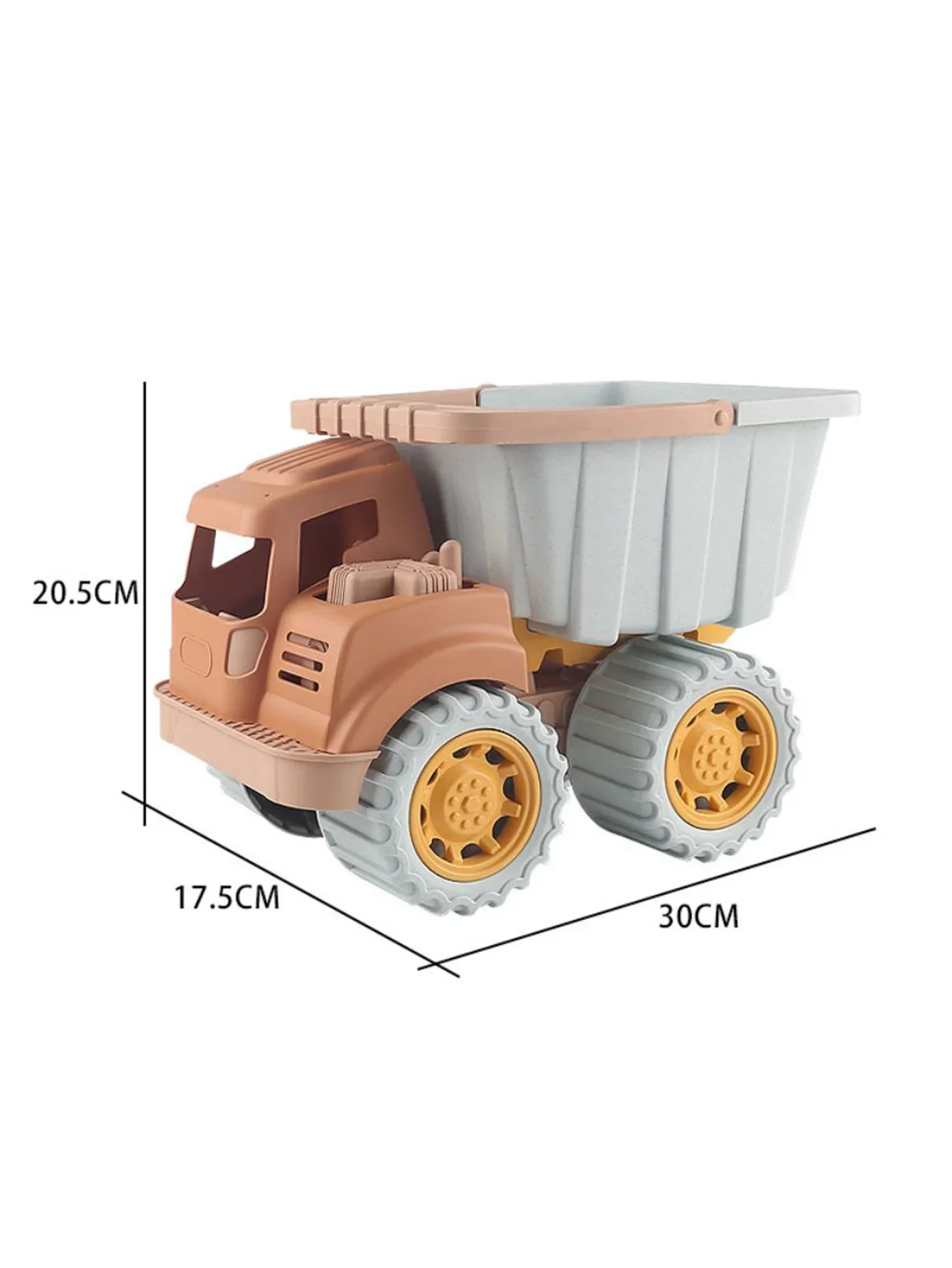 Children bulldozer straw beach toy engineering car excavator wheat straw dredging tool splash beach shovel 3