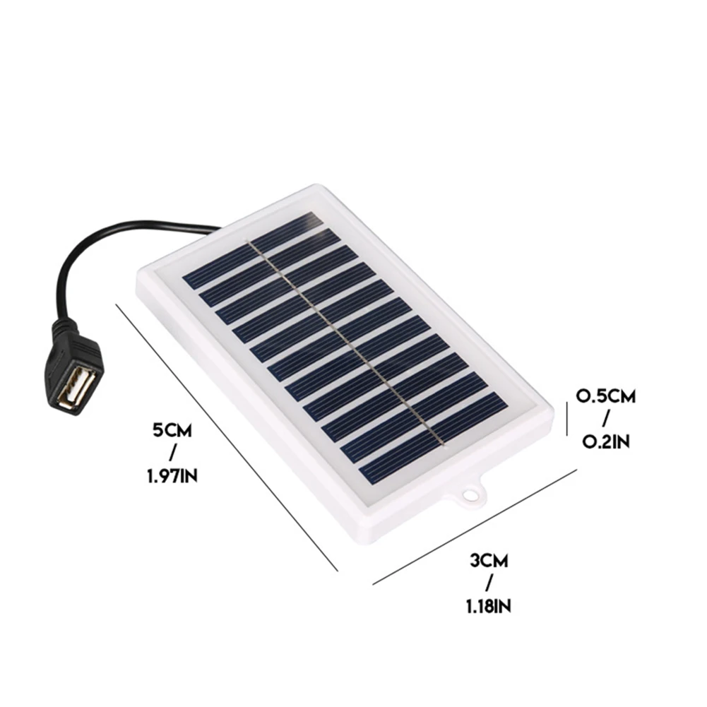 2W 5V Kompaktes Solarpanel mit USB-Schnittstelle zum Aufladen tragbarer Geräte bei langen Aufenthalten im Freien und bei Feldarbeit – Detail 13