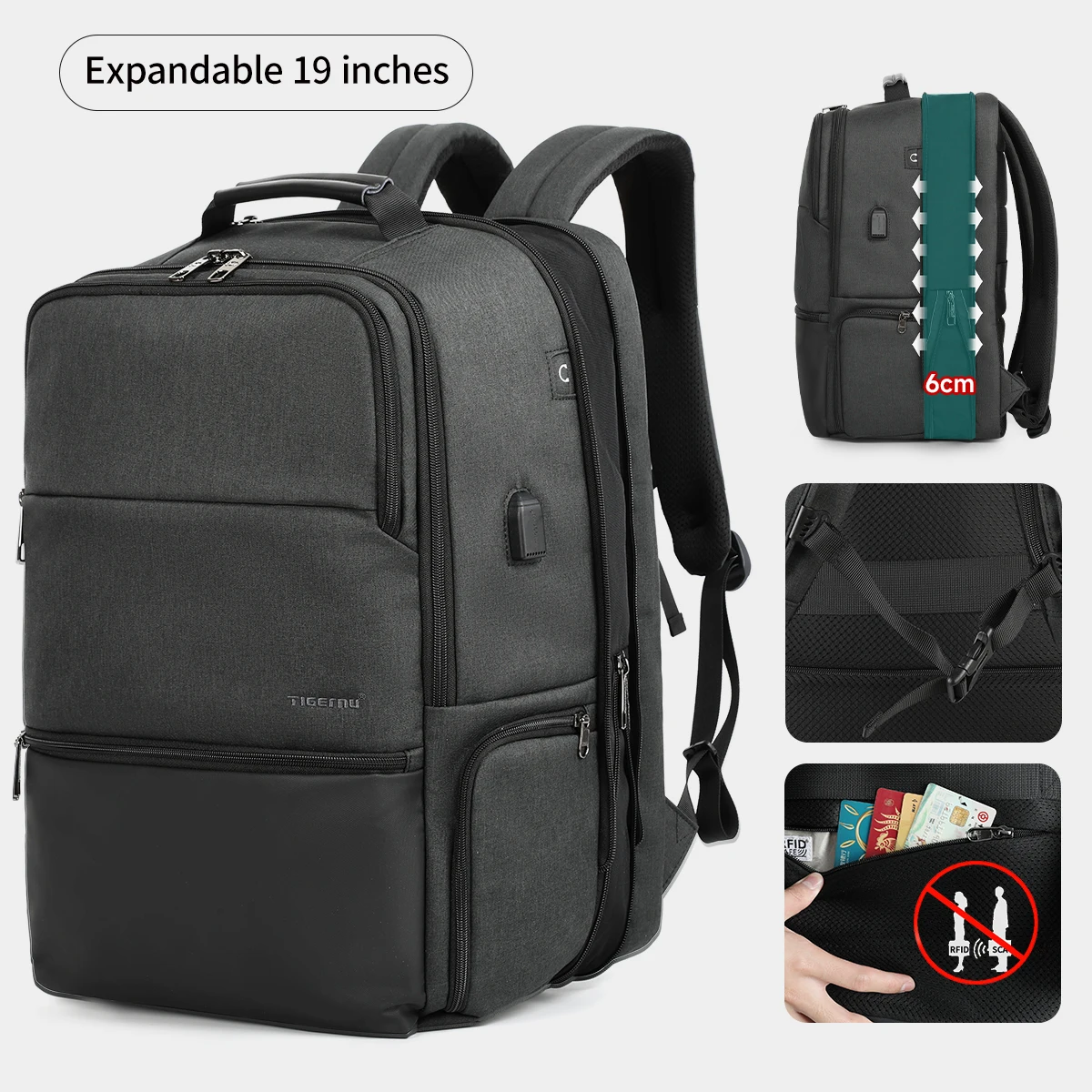 Expandable 19 inches