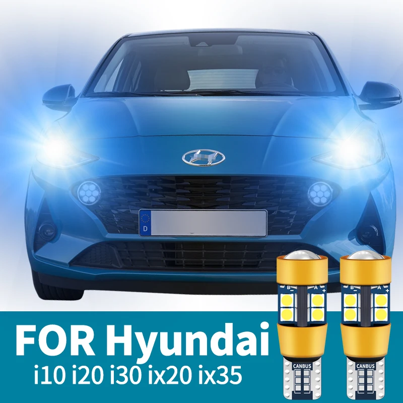 

2pcs LED Parking Light For Hyundai i10 i20 i30 ix20 ix35 Accessories 2007-2018 2011 2012 2013 2014 2015 2016 2017 Clearance Lamp