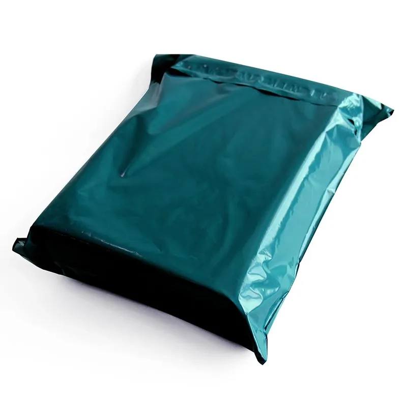 Verde Bolsa de Transporte à Prova d Água Correio Mailer Bolsas Embalagem Pacote Poly Mailing Plástico Bolsa Expresso Envelope 50 Pcs