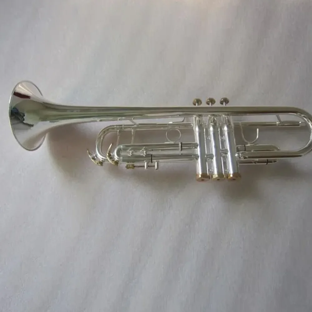 銀製　トランペット(LADE) LT197S-99 C Trumpet Silver Plated Music Instruments Trumpets