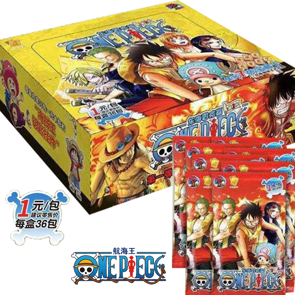 

Genuine One Piece Cards Collection Anime Characters Luffy Dazzling Cool Colorful High Quality Card Children Birthday Gift Toy