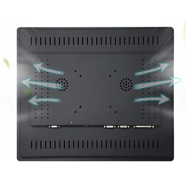 Промышленный мини-компьютер с резистивным сенсорным экраном i5-6200U, 8 ГБ ОЗУ, 256 ГБ SSD, 12 "15" 17 дюймов, встроенный многофункциональный рекламный ПК 4