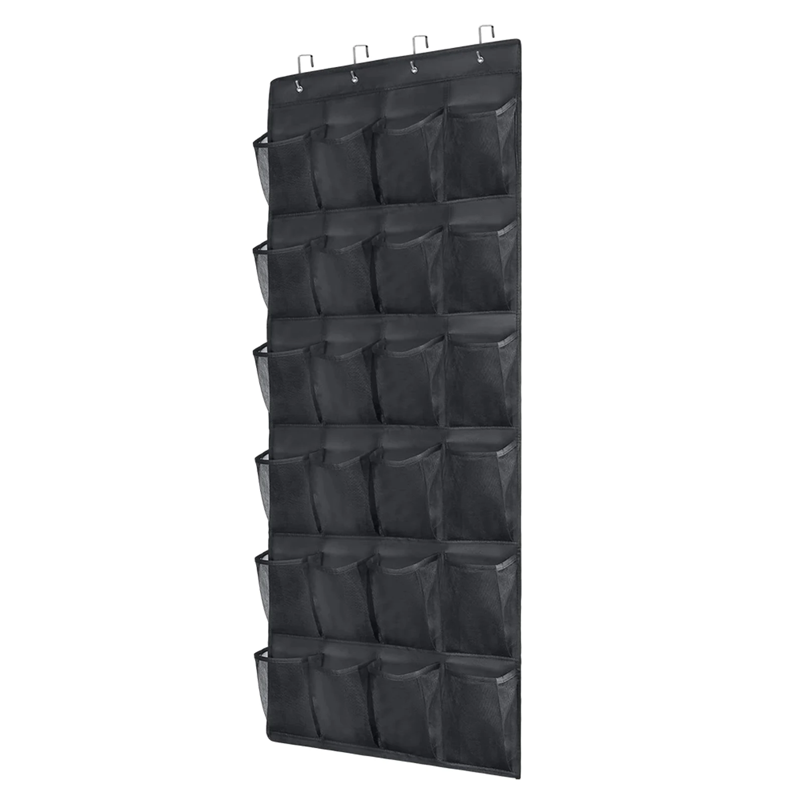 

Shoe Organizer Hanging Holder Non Woven Fabric Large Capacity Space Saving 24 Pockets Home Heavy Duty Over The Door Storage Bag