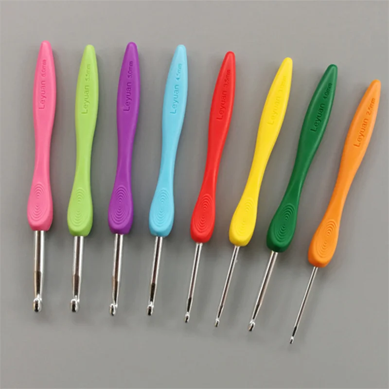 Suiwotin - Juego De 3 Ganchos De Ganchillo De 2 Mm/2,5 Mm/3 Mm, Juego
