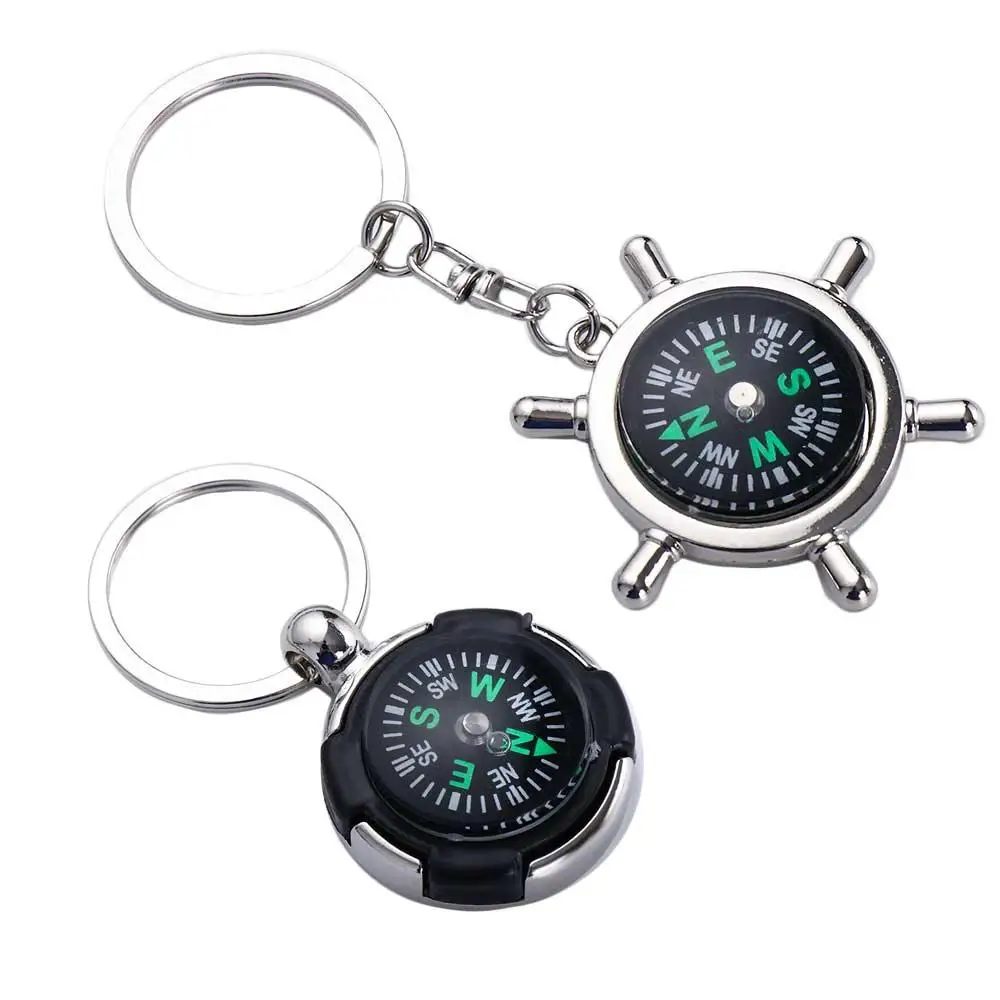 

Portable Mini Compass Keychain Emergency Wild Compass Outdoor Navigator Survival Tool Pocket Compass for Camping Hiking